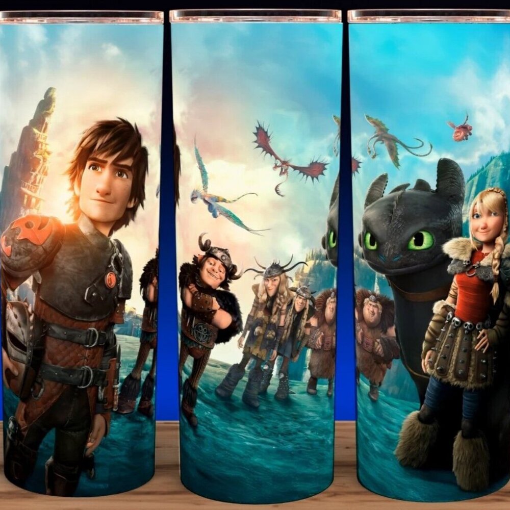 How to Train Your Dragon - Night Fury Movie Cup Mug Tumbler 20oz